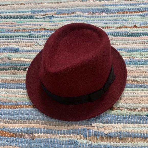American Rag Accessories - American Rag Maroon Wool Hat